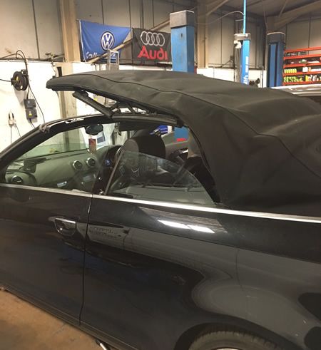 Audi A3 Cabriolet Soft Top Repairs 4