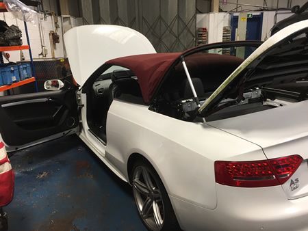Audi A5 Cabriolet Soft Top Repairs 2