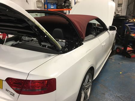 Audi A5 Cabriolet Soft Top Repairs 3